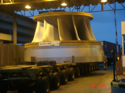 Transporte marítimo de um Rotor para Usina Termoelétrica – Taubaté - Congo via Antuérpia